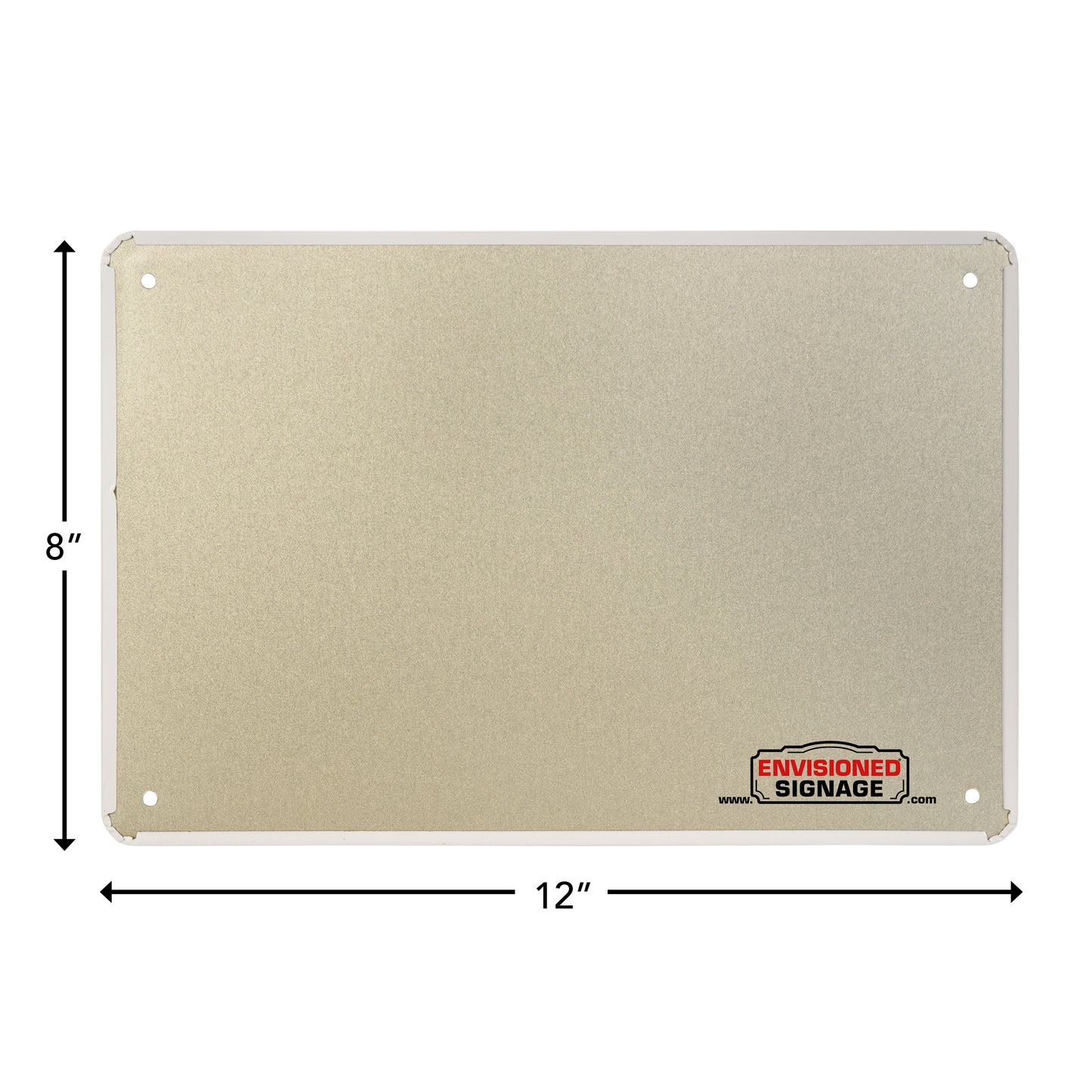 No Trespassing - We're Tired of Hiding Bodies - 8" x 12" Funny Metal Sign