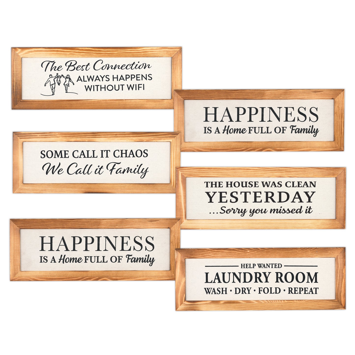 Help Wanted, Laundry Room - 16" x 6" Canvas Sign