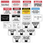 The Cats Are In Charge - 8.5" x 11" Funny Laminated Sign