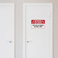 Beware of Dog - The Cat is Shady as Hell Too - 8" x 12" Funny Plastic (PVC) Sign (With Pre-Drilled Holes for Easy Mounting)